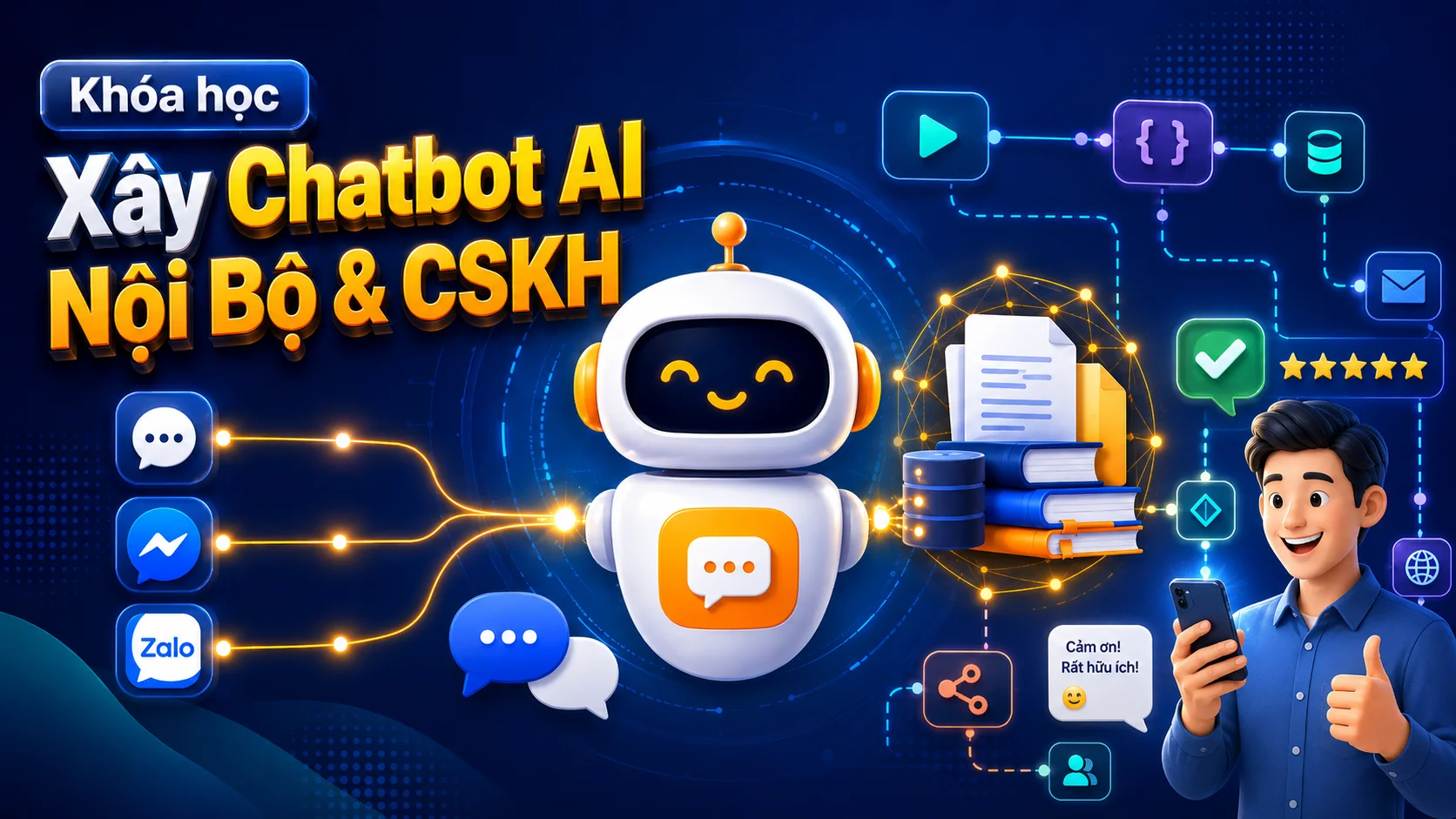 Tạo Chatbot Nội Bộ & Chatbot CSKH