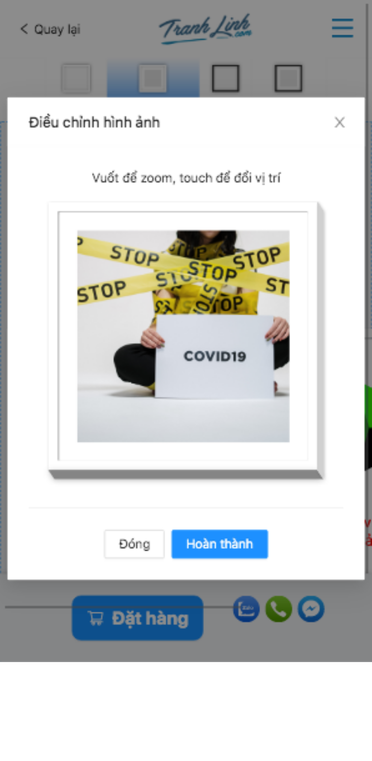 React Zoom, vuốt hình ảnh