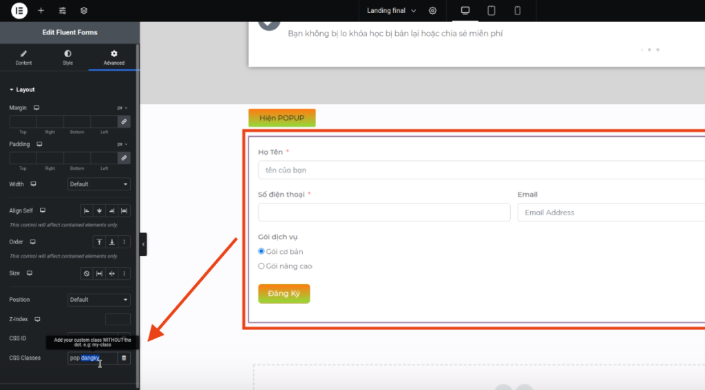 Tạo Popup không cần dùng Plugin để tăng tốc website