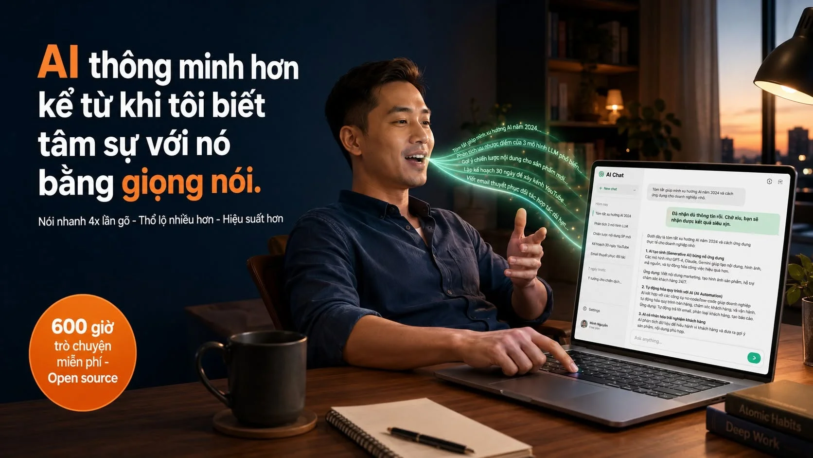 Lợi ích của phần mềm gõ văn bản bằng giọng nói so với gõ tay